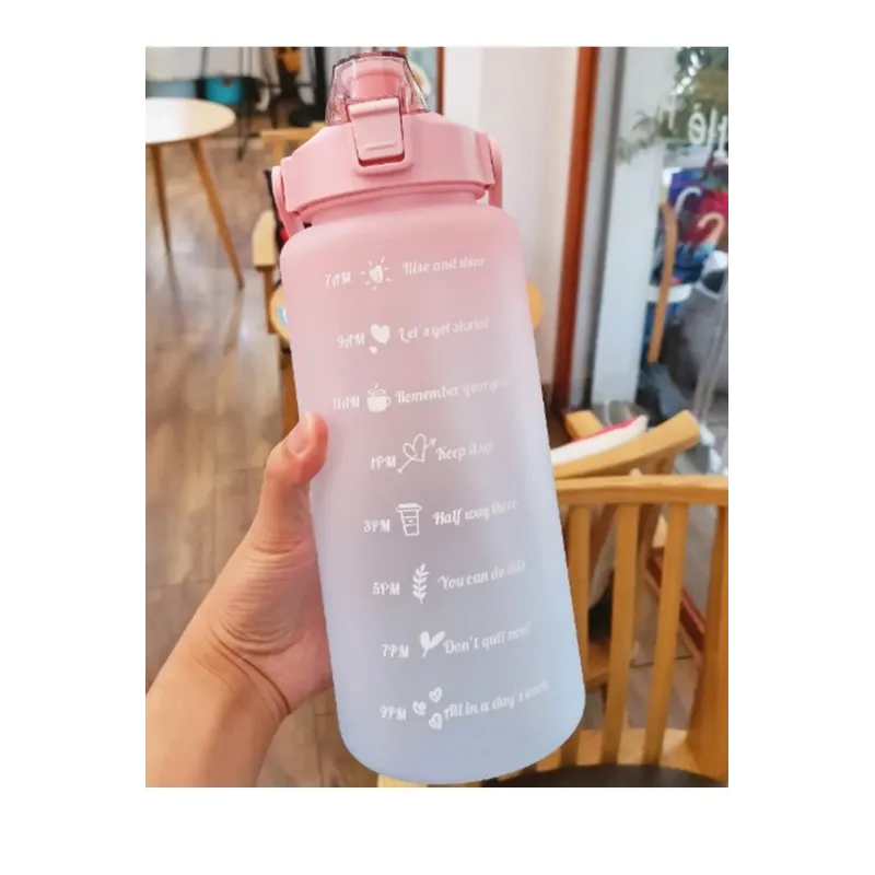 Günlük Motivasyon Su Matarası 2 Litre